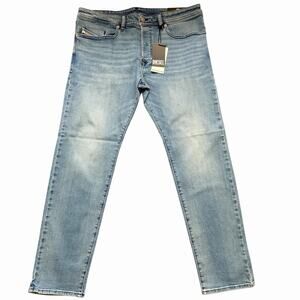 DIESEL Buster Tapered MENs JEANS RE022 Sz 36”X 32” MSRP $250 Measures Included